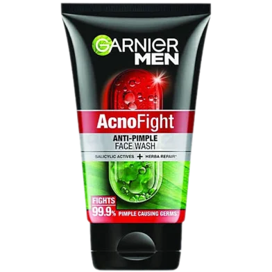 Garnier Men Acno Fight Face Wash - 100 ml - Rokomari product